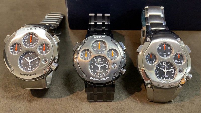 セイコー　スポーチュラ キネティック クロノグラフ 1st　SBXZ001　他2点