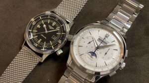 ジャガー・ルクルト　マスターコントロール クロノグラフ カレンダー　Q4138420　他1点