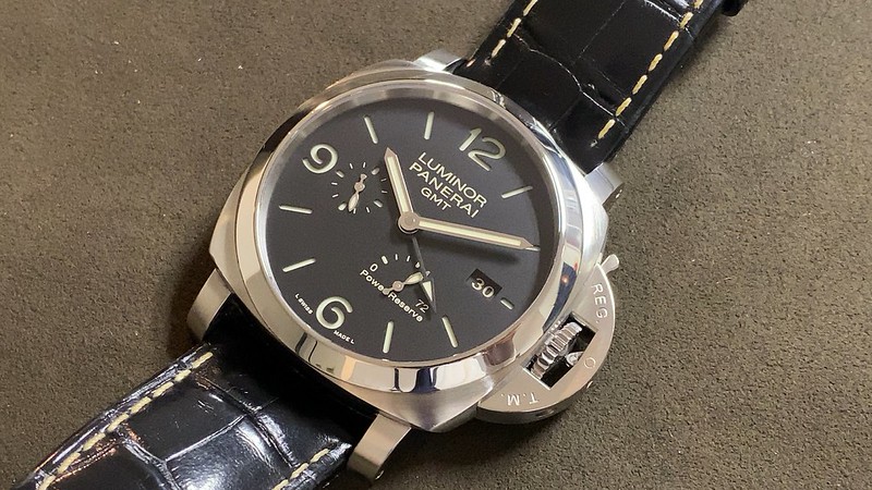 パネライ　ルミノール1950 3デイズGMT パワーリザーブ　PAM00321