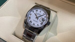 ロレックス　デイトジャスト　116200　WHTローマ