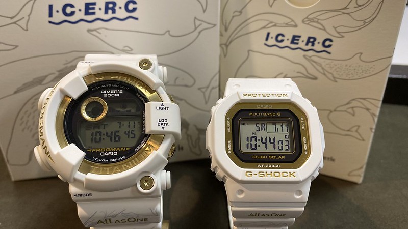 カシオ　Gショック イルカ・クジラ2024 フロッグマン　GW-8201K-7JR　他1点